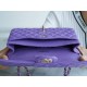 Classic Flap Washed Calfskin Medium Lavender Purple  