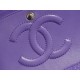 Classic Flap Washed Calfskin Medium Lavender Purple  