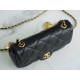 Chanel 22B Heart Chain Bag CF Mini Black  