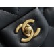 Chanel 22B Heart Chain Bag CF Mini Black  