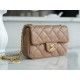 Chanel 22B Heart Chain Bag CF Mini Beige  