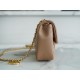 Chanel 22B Heart Chain Bag CF Mini Beige  