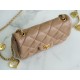 Chanel 22B Heart Chain Bag CF Mini Beige  