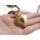 Chanel 22B Heart Chain Bag CF Mini Beige  