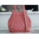 Chanel 22A Duma Backpack Lambskin Coral Pink  