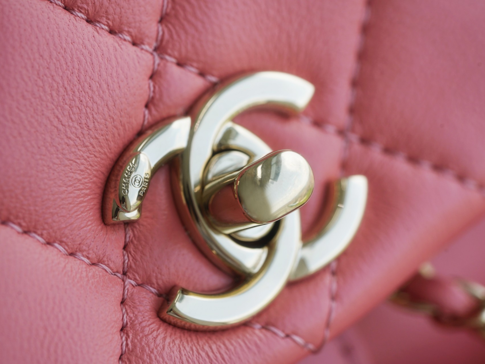 Chanel 22A Duma Backpack Lambskin Coral Pink  