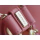 Chanel 22A Duma Backpack Lambskin Coral Pink  