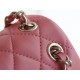 Chanel 22A Duma Backpack Lambskin Coral Pink  