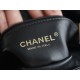 Chanel 22A Chunky Chain Flap Bag Black Lambskin  