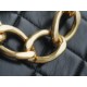 Chanel 22A Chunky Chain Flap Bag Black Lambskin  