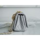 Chanel 22A Chunky Chain Flap Bag Grey Lambskin  