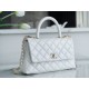 Chanel Coco Handle Calfskin Handle Small Pearl White Calfskin  