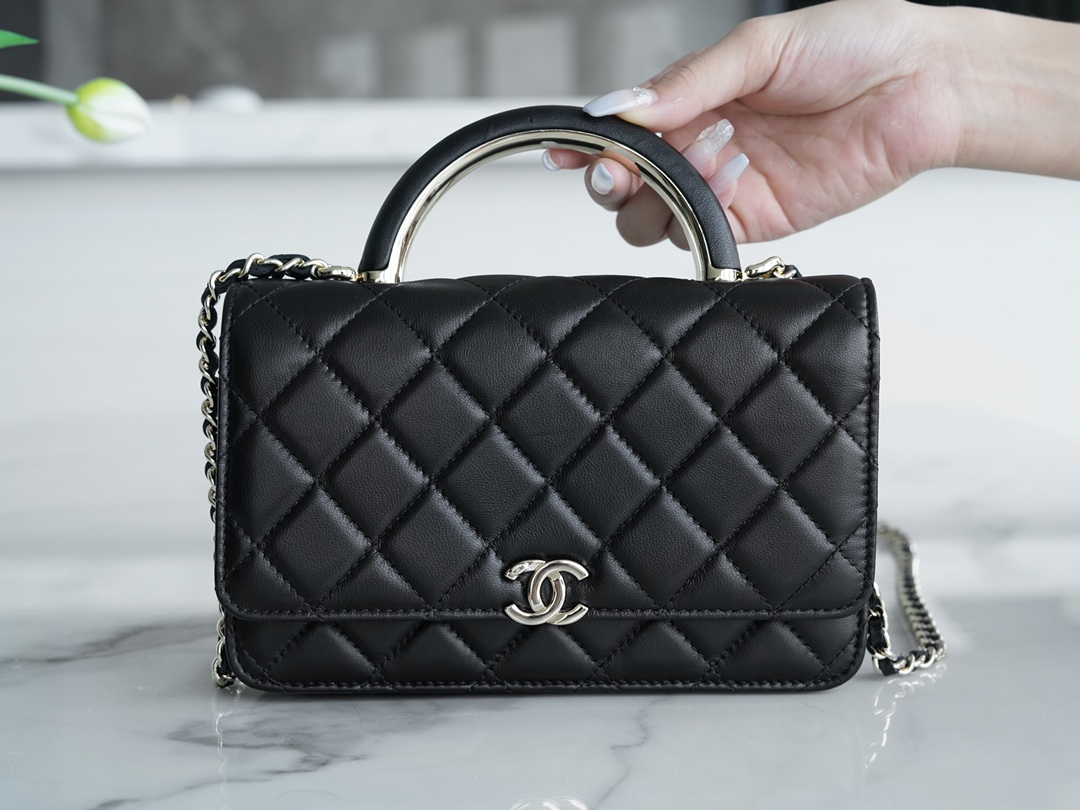 Chanel 22A Metal Handle WOC  