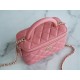 Chanel 22A Long Box Tote Peach Pink  