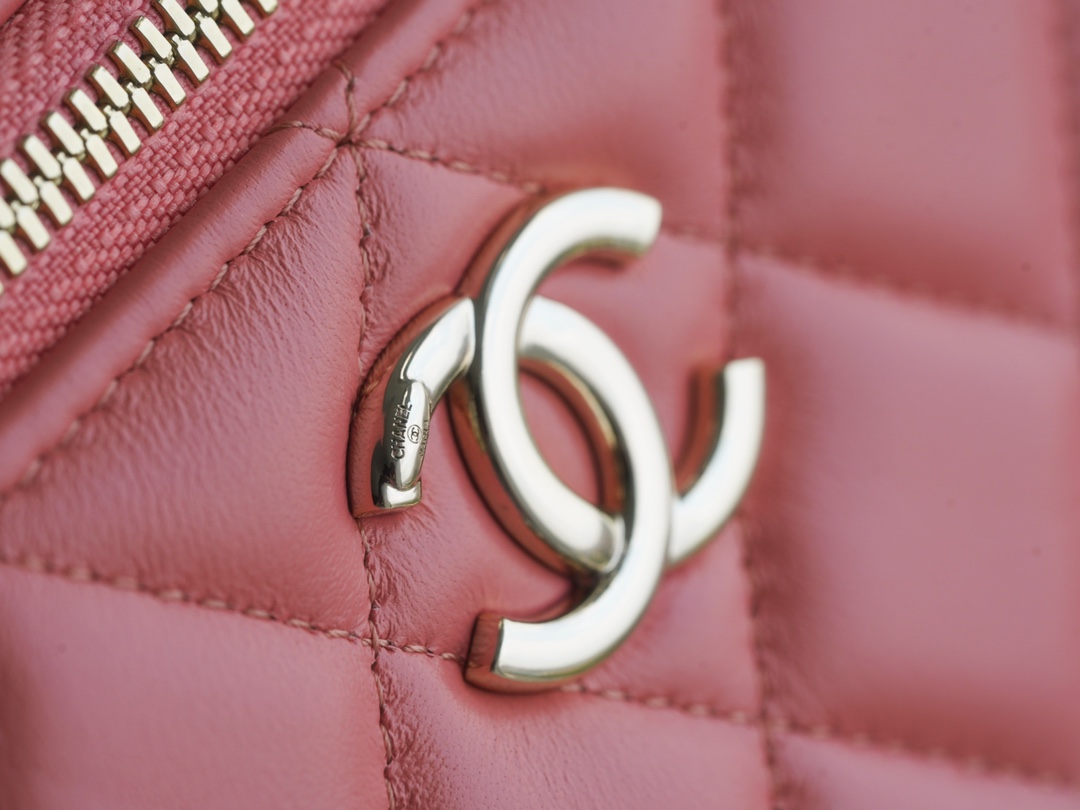 Chanel 22A Long Box Tote Peach Pink  