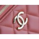 Chanel 22A Long Box Tote Peach Pink  