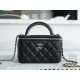 Chanel 22A Long Box Tote Black  