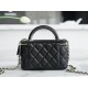 Chanel 22A Long Box Tote Black  