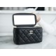 Chanel 22A Long Box Tote Black  