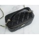 Chanel 22A Long Box Tote Black  