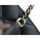 Chanel 22A Long Box Tote Black  