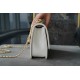 Chanel 2021 Mini 22cm White Glossy Calfskin  