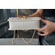 Chanel 2021 Mini 22cm White Glossy Calfskin  