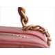 Chanel 22A Mini Chain Makeup Bag Pink Lambskin  