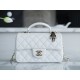 Chanel 2022 Mini CF Top Handle Limited Edition Little Lion Bag Lambskin  