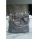 Chanel 22P Handbag Small Premium Grey  