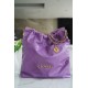 Chanel 22P Handbag Large Purple  