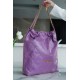 Chanel 22P Handbag Large Purple  