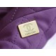 Chanel 22P Handbag Large Purple  