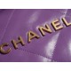 Chanel 22P Handbag Large Purple  