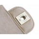 CF Classic Flap Washed Calfskin Small Champagne Beige  