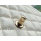 Coco Handle White Light Gold Small  