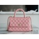 Chanel Coco Handle Calfskin Handle Pink Small  