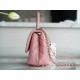 Chanel Coco Handle Calfskin Handle Pink Small  