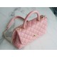 Chanel Coco Handle Calfskin Handle Pink Small  