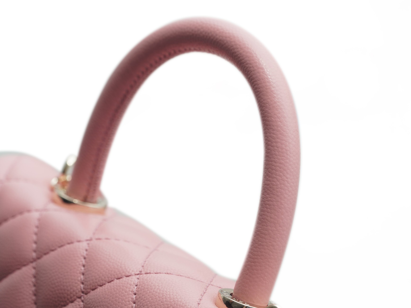 Chanel Coco Handle Calfskin Handle Pink Small  