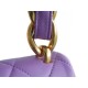 Chanel 22S Chunky Chain CF Shoulder Bag Small Purple