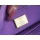 Chanel 22S Chunky Chain CF Shoulder Bag Small Purple