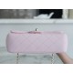 Mini Sakura Pink Light Gold Classic Flap Lambskin  