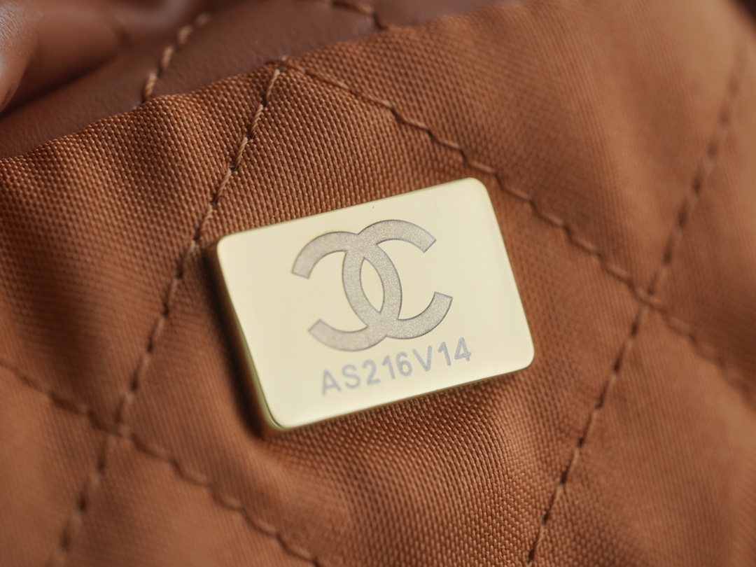 Chanel 22P Handbag Medium Caramel  