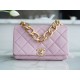 Chanel 22A Chunky Chain Flap Bag Small Lambskin  