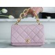 Chanel 22A Chunky Chain Flap Bag Small Lambskin  