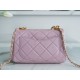 Chanel 22A Chunky Chain Flap Bag Small Lambskin  