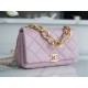 Chanel 22A Chunky Chain Flap Bag Small Lambskin  