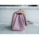 Chanel 22A Chunky Chain Flap Bag Mini Pink Lambskin  