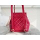 Chanel 21/22 Duma Backpack Fuchsia Waxed Calfskin  